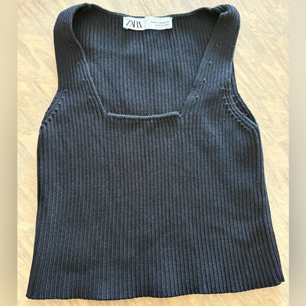 Zara Sweater Sleeveless Cropped